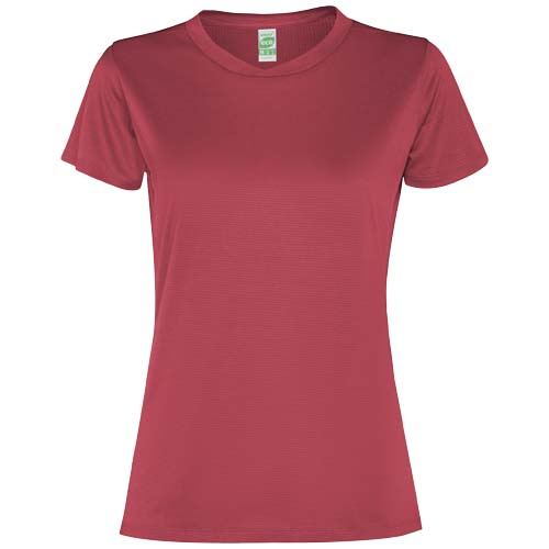 T-shirt de sport personnalisé pour femme 100g Slam ROLY Rouge baie